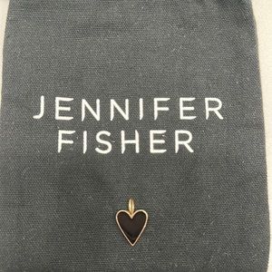 Jennifer Fisher two-tone enamel heart pendant